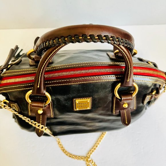 Y2K DOONEY & BOURKE LARGE LEATHER DOCTOR SATCHEL BAG VINTAGE - Picture 7 of 16